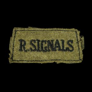 Britse R. Signals schouderembleem