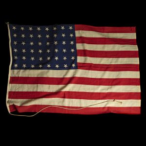 US vlag met 48 gedrukte sterren