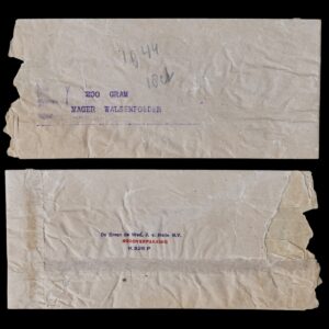 Mager Walsenpoeder Noodverpakking (1944)