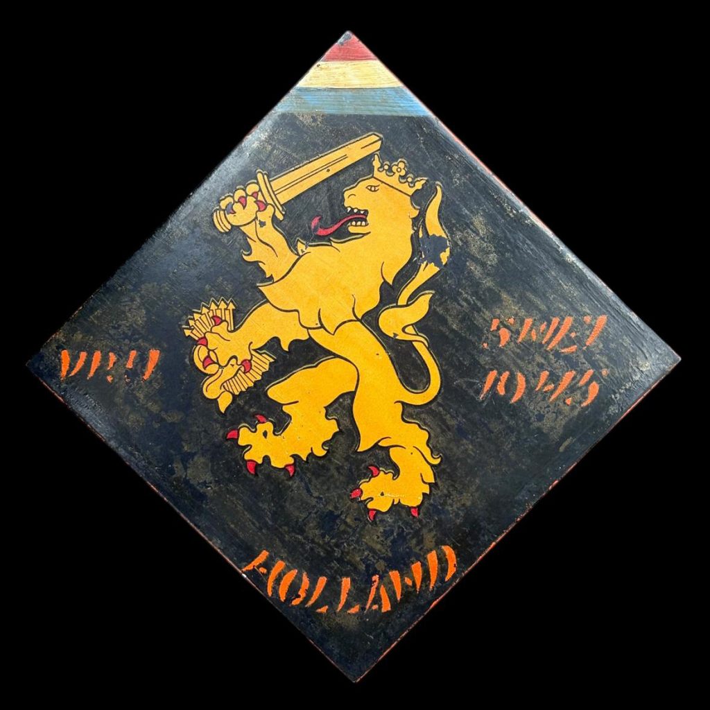 Wandtegel Vrij 5 Mei 1945 Holland