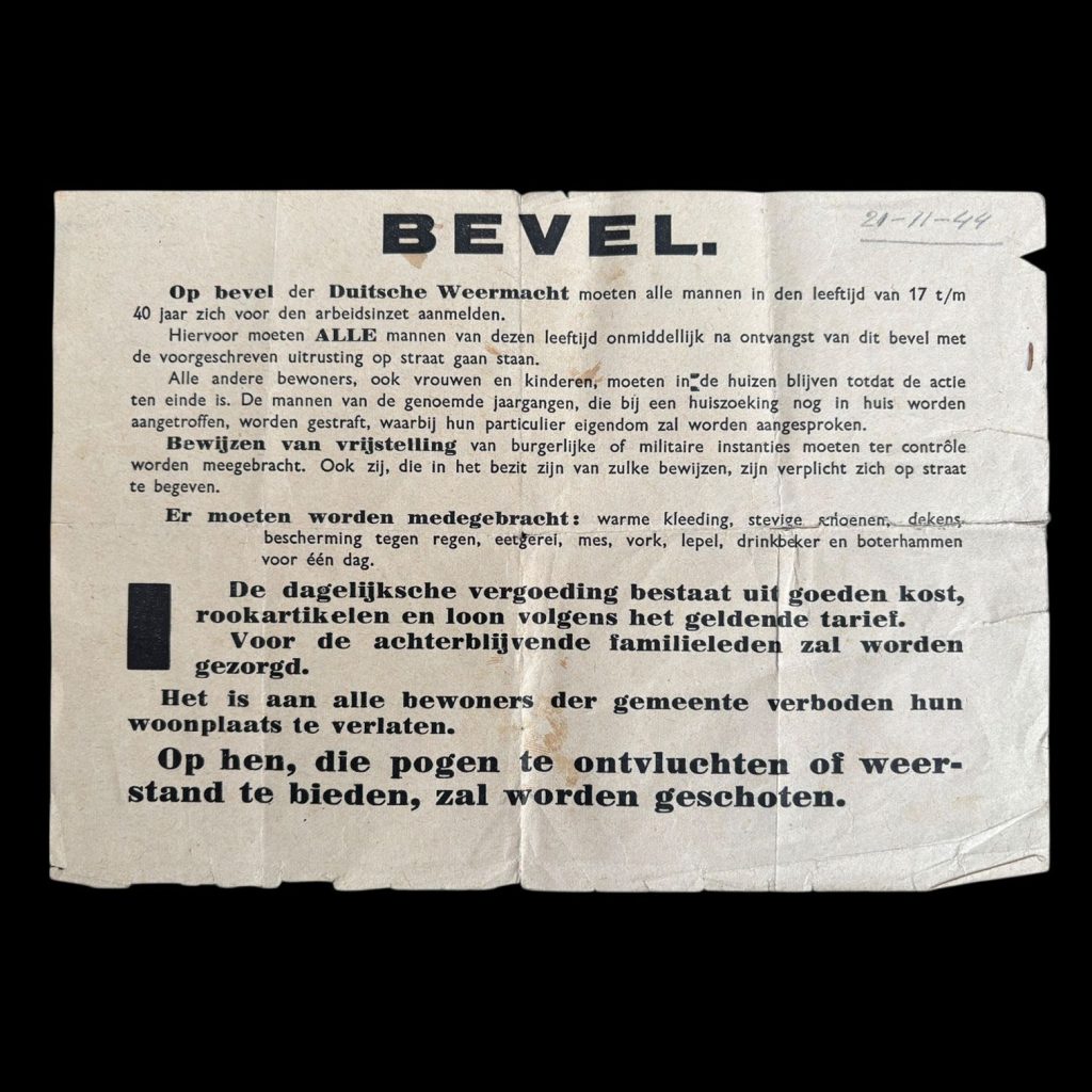 BEVEL (Razzia Rotterdam)