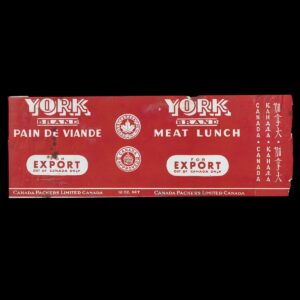 York Brand Meat Lunch Canada Packers Limited