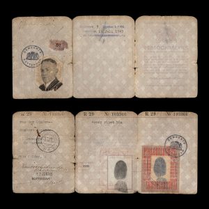 Persoonsbewijs Gijsbert Joris van der Linden Rotterdam