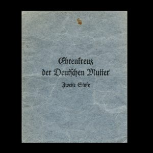 Ehrenkreuz der Deutschen Mutter medaillezakje