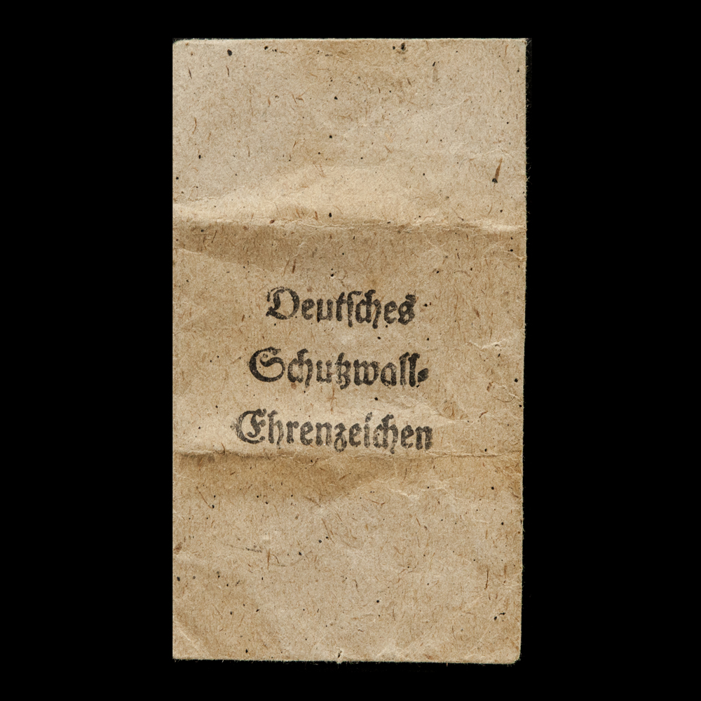 Deutsches Schutzwall-Ehrenzeichen medaillezakje