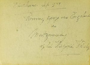 Montgommery en Koning George op vliegveld Eindhoven