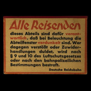Bordje Deutsche Reichsbahn