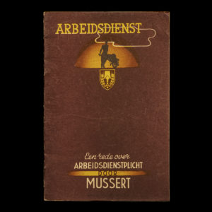 Een rede over ARBEIDSPLICHT door MUSSERT