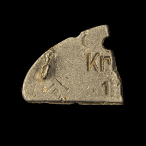 Fragmentje Erkennungsmarke Kriegsmarine