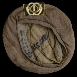 Baret ‘Jagers’ met nummer