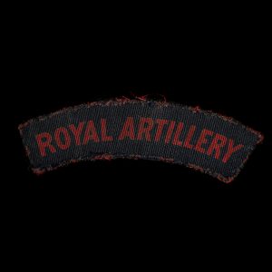 Britse Royal Artillery armembleem