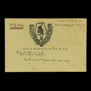 NAD ‘huisvlijt’ menu
