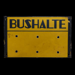 Bushalte bordje
