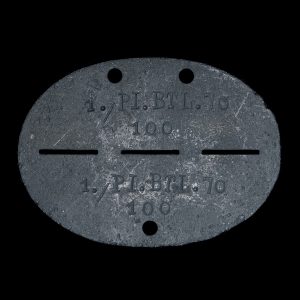 Erkennungsmarke 1. PI.BTL.70 100