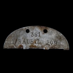 Erkennungsmarke 351 1/BAUBTL 209