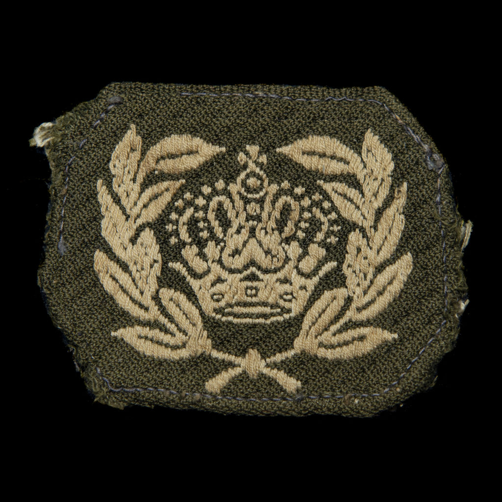 Rangonderscheidingsteken Sergeant Majoor Brabants weefsel