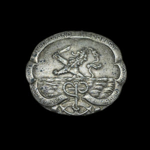 Broche Nederland Herrijst Door Eendracht en Arbeid mei 1945