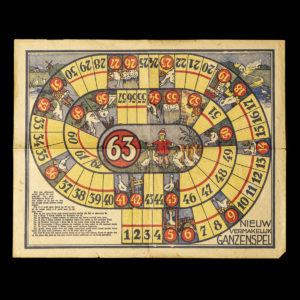 NIEUW VERMAKELIJK GANZENSPEL-SPEL K369, Drukkerij Reiman Amsterdam