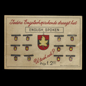 Iedere Engelschsprekende draagt het – ENGLISH SPOKEN