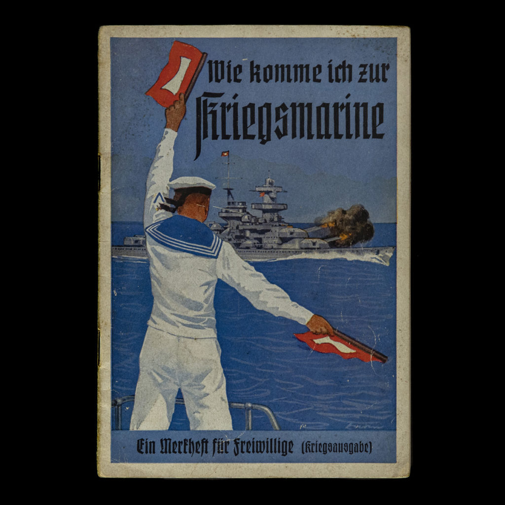 Wie komme ich zur Kriegsmarine wervingsfolder (Kriegsausgabe)