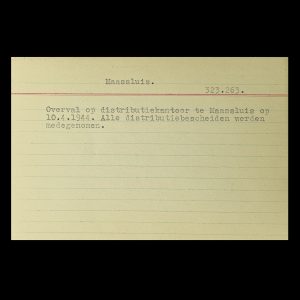 Registratie NSB archief