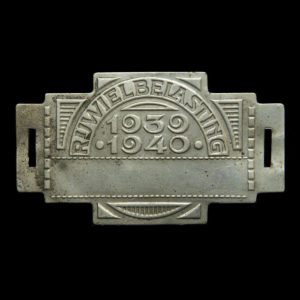 Rijwiel Belastingplaatje 1939-1940