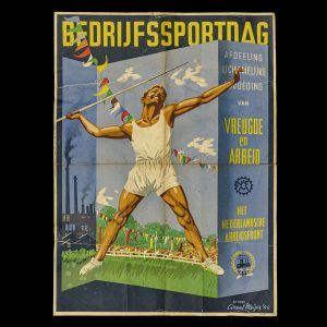 Affiche Bedrijfssportdag Nederlandsche Arbeidsfront