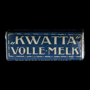 Reclame reepje Kwatta Chocolade