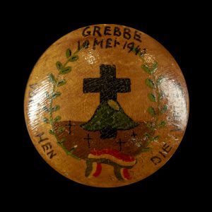 Button GREBBE 10 Mei 1940 VOOR HEN DIE VIELEN