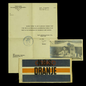BS document en armband padvinder I. Bezemer te Delft