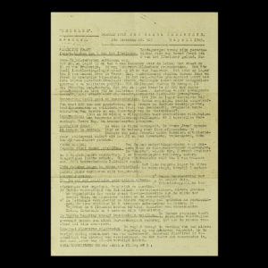 De Telex 9 April 1945