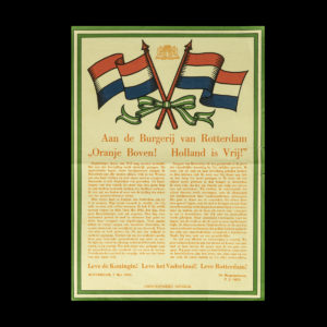 Bevrijdingsaffiche Rotterdam