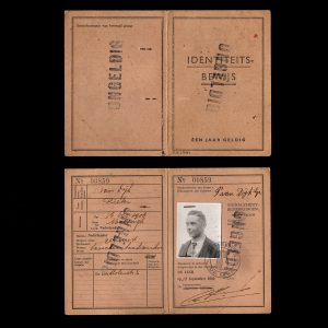 Identiteitsbewijs P. van Dijk De Lier