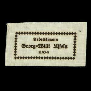 Reichsarbeitsdienst Waslabel 2