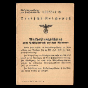 Boekje Deutsche Reichspost