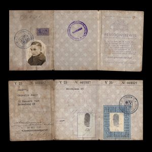 Persoonsbewijs C.J. Quak Vlaardingen-Ambacht