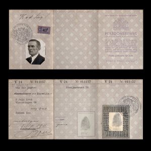 Persoonsbewijs K. van der Lugt Vlaardingen
