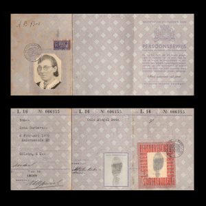 Persoonsbewijs A.B. Bos Leiden