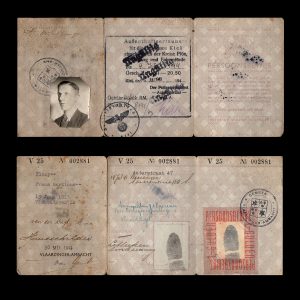 Persoonsbewijs F.M. Plomp Vlaardingen