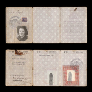 Persoonsbewijs A.J. de Koning Vlaardingen
