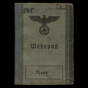 Wehrpass Albert Nagel
