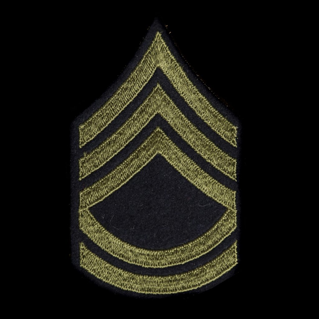 US Army Enlisted Men Technical Sergeant Chevron