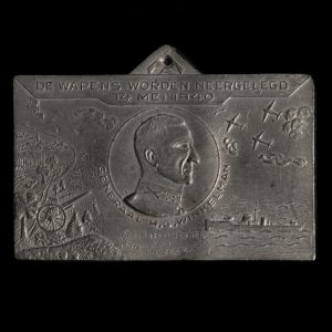 Herinnerings plaquette Generaal Winkelman